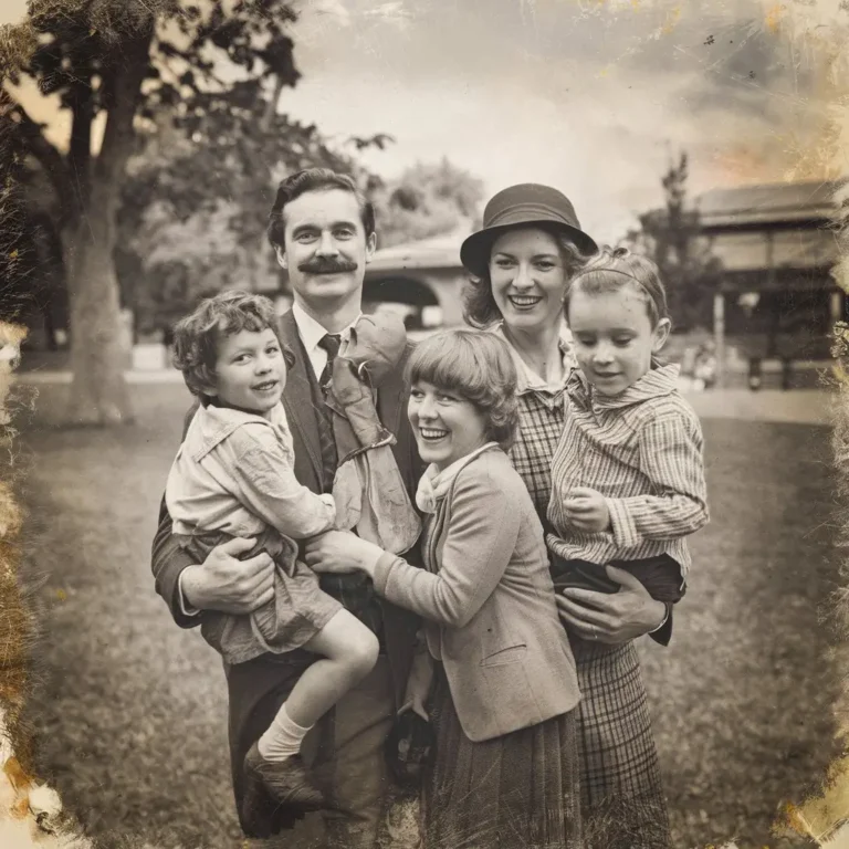 An old, faded picture of a joyful moment, symbolizing nostalgia and the loss of vibrancy in life due to apathy. This image conveys the contrast between past joy and present indifference.