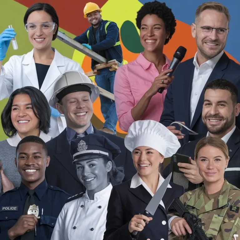 A montage of diverse individuals smiling, representing different backgrounds and achievements.